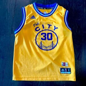Steph Curry replica jersey, #30, Golden State Warriors “The City”, Youth medium